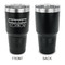 Movie Theater 30 oz Stainless Steel Ringneck Tumblers - Black - Single Sided - APPROVAL