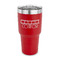 Movie Theater 30 oz Stainless Steel Tumbler - Red - Single Sided (Personalized)