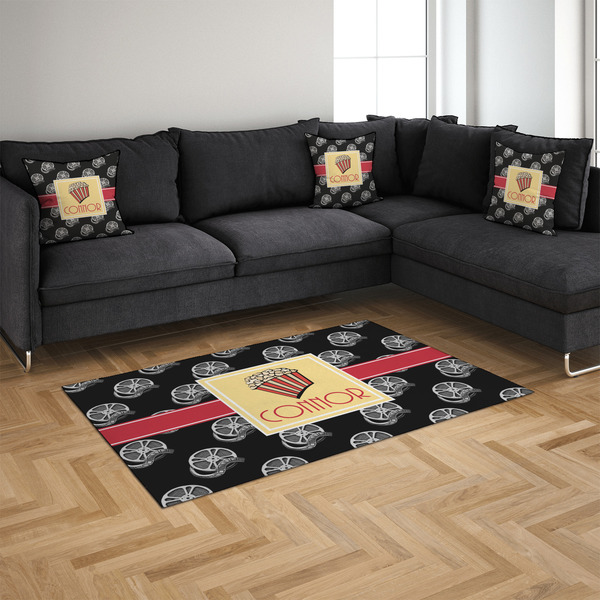 Movie Theater 4'x6' Indoor Area Rugs - IN CONTEXT