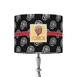 Movie Theater 8" Drum Lamp Shade - Fabric (Personalized)