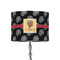 Movie Theater 8" Drum Lampshade - ON STAND (Fabric)