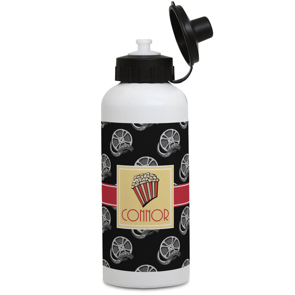 Custom Movie Theater Water Bottles - Aluminum - 20 oz - White (Personalized)