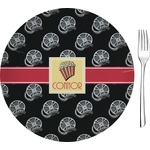 Movie Theater 8" Glass Appetizer / Dessert Plates - Single or Set (Personalized)