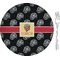 Movie Theater 8" Glass Appetizer / Dessert Plates - Single or Set (Personalized)