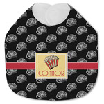 Movie Theater Jersey Knit Baby Bib w/ Name or Text