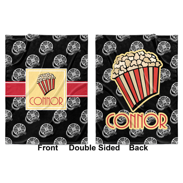 Movie Theater Baby Blanket (Double Sided - Printed Front and Back)