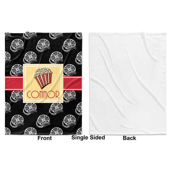 Movie Theater Baby Blanket (Single Sided - Printed Front, White Back)