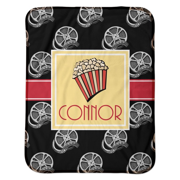 Movie Theater Baby Sherpa Blanket - Flat