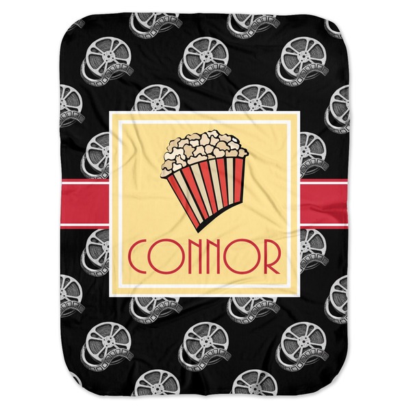 Custom Movie Theater Baby Swaddling Blanket (Personalized)