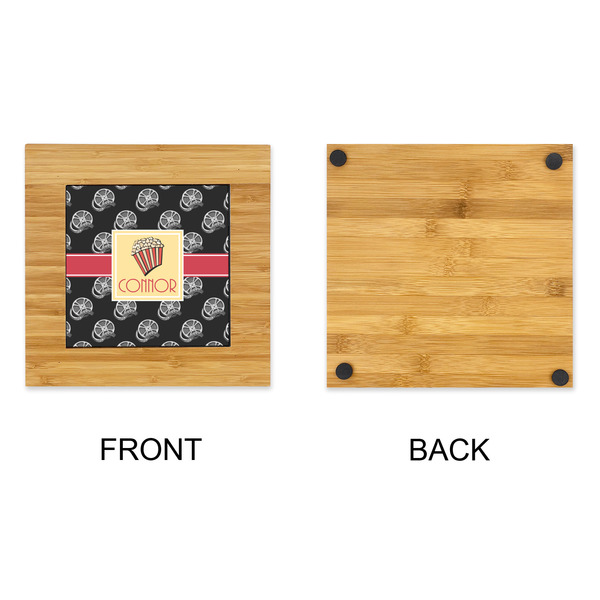 Movie Theater Bamboo Trivet with 6" Tile - APPROVAL