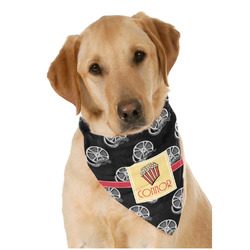Movie Theater Dog Bandana Scarf w/ Name or Text