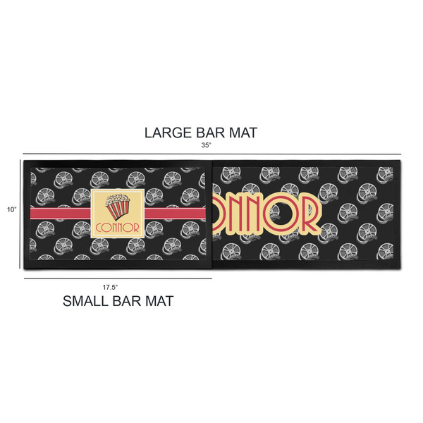 Movie Theater Bar Mats - Sizing Chart