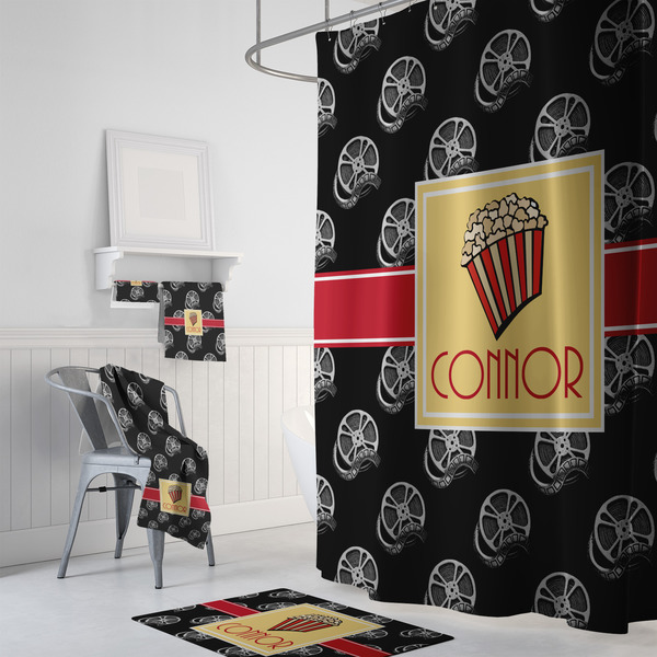 Movie Theater Bath Towel Sets - 3-piece - In Context