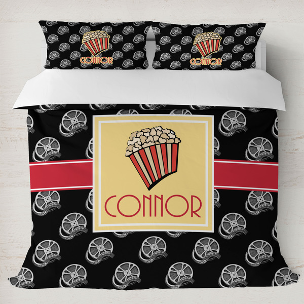 Custom Movie Theater Duvet Cover Set - King (Personalized)