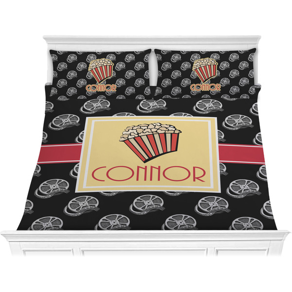Custom Movie Theater Comforter Set - King w/ Name or Text