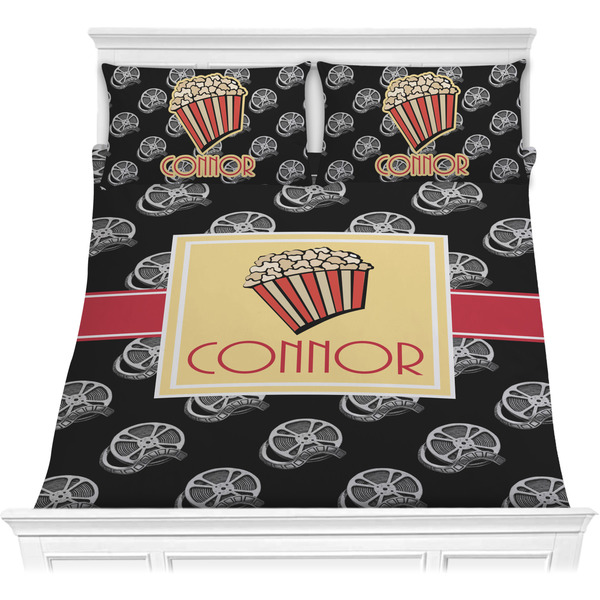 Custom Movie Theater Comforter Set - Full / Queen w/ Name or Text