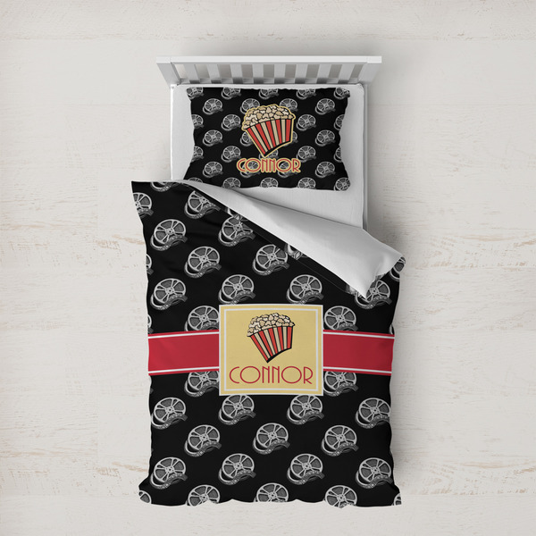 Custom Movie Theater Duvet Cover Set - Twin XL (Personalized)