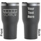 Movie Theater Black RTIC Tumbler - Front and Back