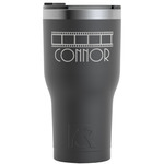 Movie Theater RTIC Tumbler - Black - Engraved Front (Personalized)
