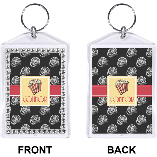 Movie Theater Bling Keychain (Front + Back)
