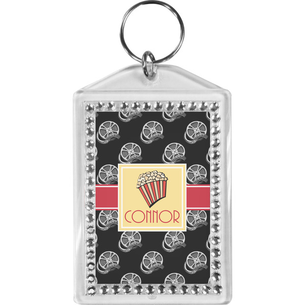 Custom Movie Theater Bling Keychain w/ Name or Text