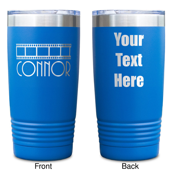 Movie Theater Blue Polar Camel Tumbler - 20oz - Double Sided - Approval