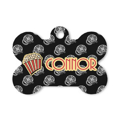Movie Theater Bone Shaped Dog ID Tag - Small (Personalized)