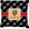 Movie Theater Faux-Linen Throw Pillow (Personalized)