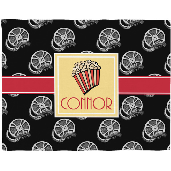 Custom Movie Theater Woven Fabric Placemat - Twill w/ Name or Text