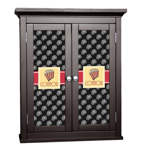 Custom Movie Theater Cabinet Decal - Small w/ Name or Text