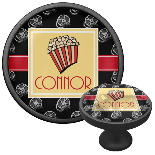 Movie Theater Cabinet Knob - Black - Multi Angle
