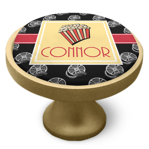 Movie Theater Cabinet Knob - Gold - Side