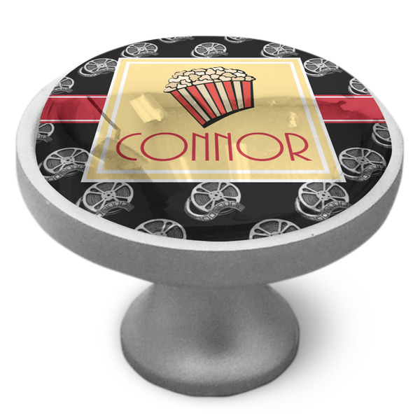 Movie Theater Cabinet Knob - Nickel - Side