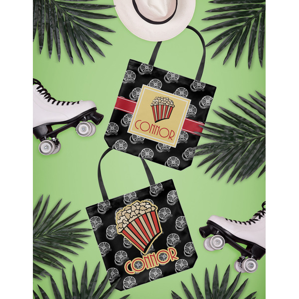 Movie Theater Canvas Tote Lifestyle Front and Back