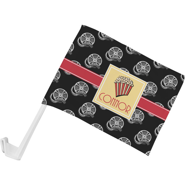 Custom Movie Theater Car Flag - Small w/ Name or Text