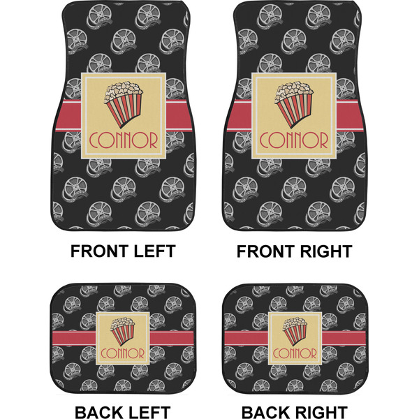Movie Theater Car Floor Mats Set (2F + 2B)
