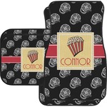 Movie Theater Car Floor Mats Set - 2 Front & 2 Back (Personalized)