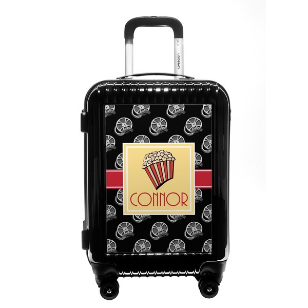 Custom Movie Theater Carry On Hard Shell Suitcase (Personalized)