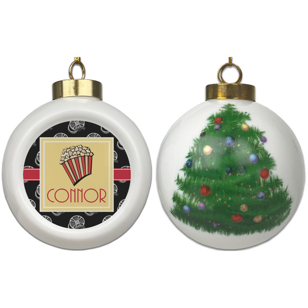 Movie Theater Ceramic Christmas Ornament - X-Mas Tree (APPROVAL)