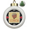Movie Theater Ceramic Ball Ornament - Christmas Tree (Personalized)
