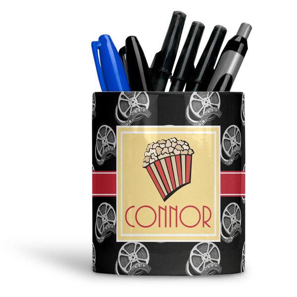 Custom Movie Theater Ceramic Pen Holder