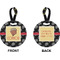 Movie Theater Circle Luggage Tag (Front + Back)