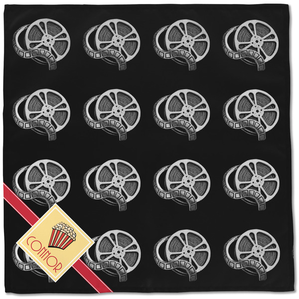 Movie Theater Cloth Napkins - Personalized Dinner (Full Open)