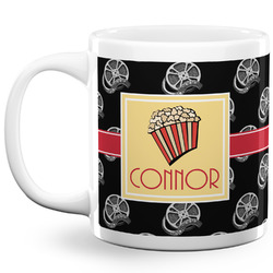 Movie Theater 20 Oz Coffee Mug - White (Personalized)