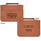 Movie Theater Cognac Leatherette Bible Covers - Small Double Sided Apvl