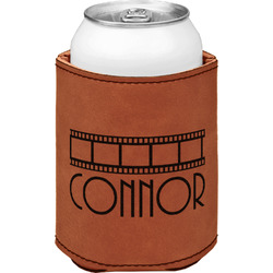 Movie Theater Leatherette Can Sleeve - Double Sided (Personalized)