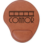 Movie Theater Leatherette Mouse Pad with Wrist Support (Personalized)
