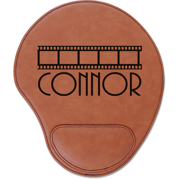 Custom Movie Theater Leatherette Mouse Pad with Wrist Support (Personalized)