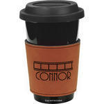 Movie Theater Leatherette Cup Sleeve - Double Sided (Personalized)