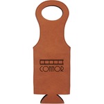 Movie Theater Leatherette Wine Tote (Personalized)